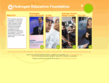 Tablet Screenshot of hydrogeneducationfoundation.org